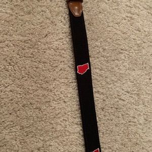 Men’s embroidered state belt - Georgia